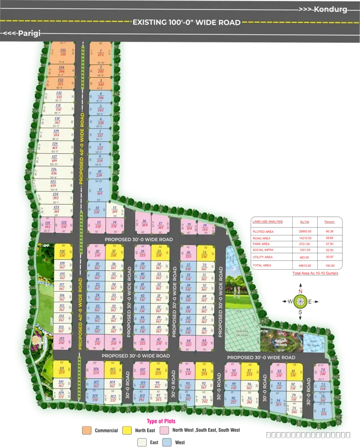 Plots for Sale in Kondurg Call me 9346745816 - 2