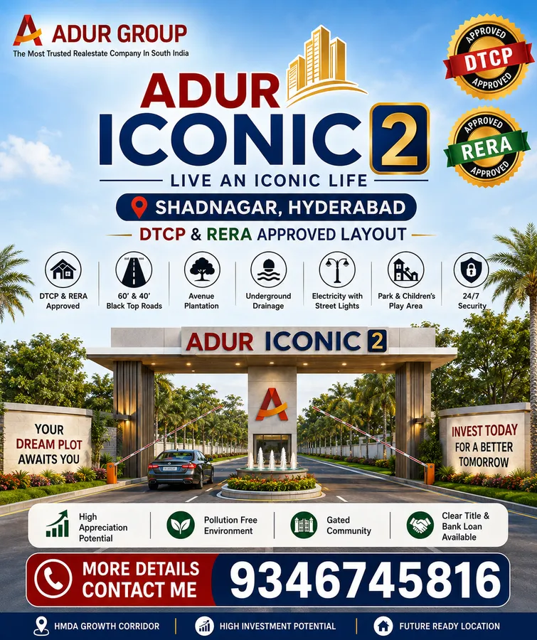 Plots For Sale in Shadnagar